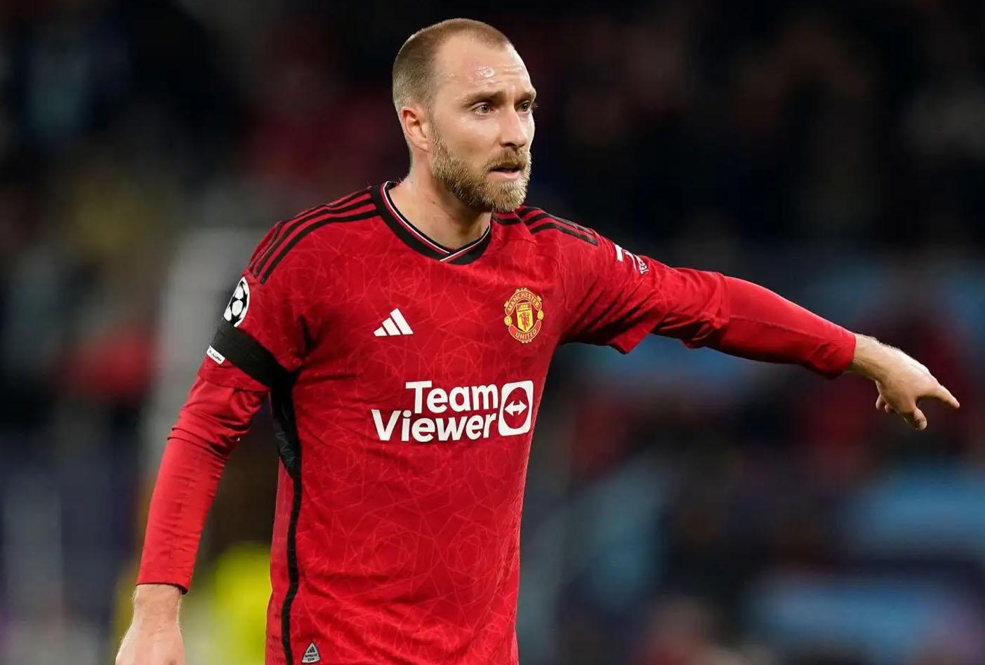Christian Eriksen không được ra sân nhiều trong mùa giải này tại MU.