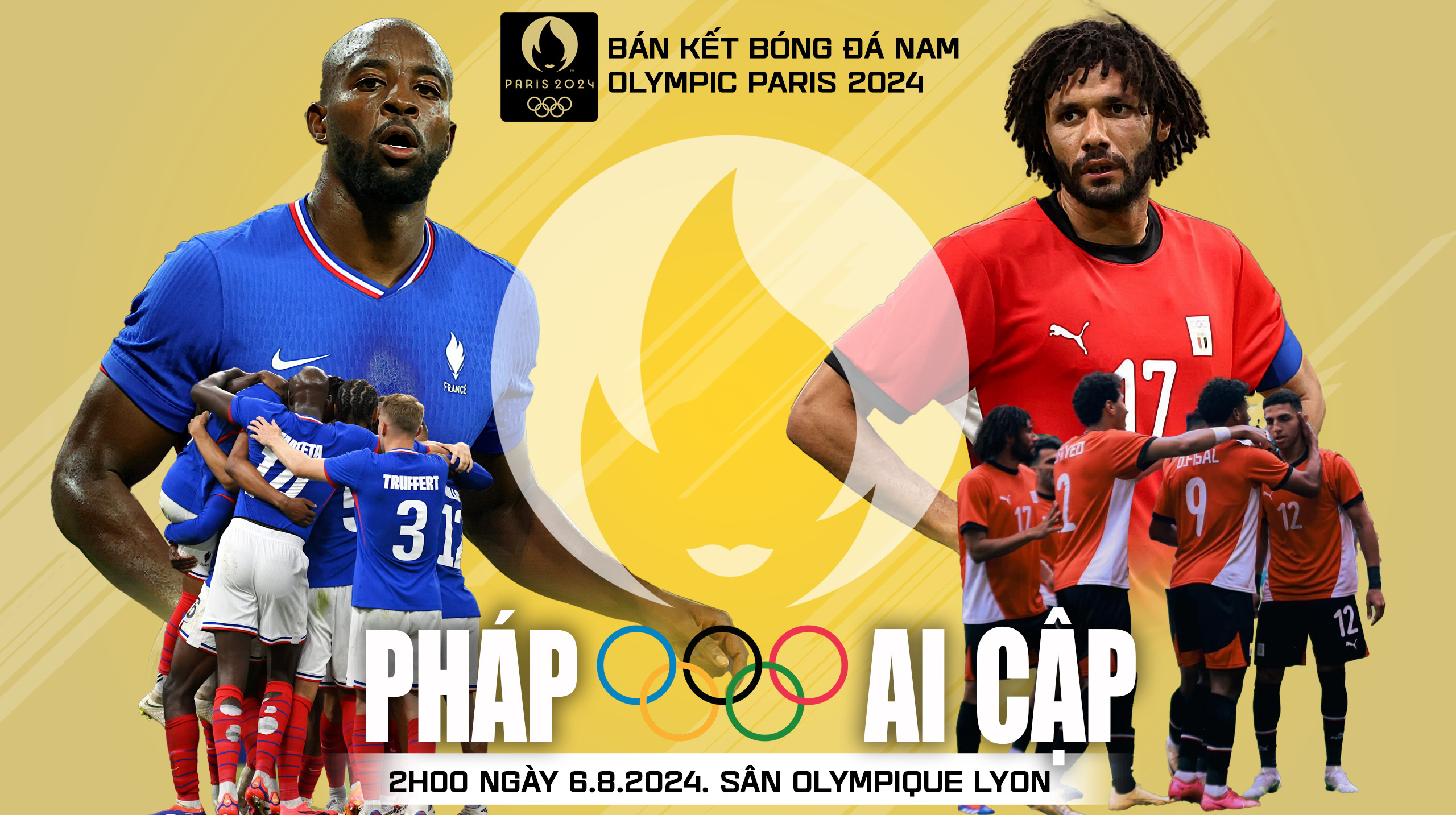 Nhận định soi kèo Olympic Pháp vs Olympic Ai Cập vào 2h ngày 6/8/2024